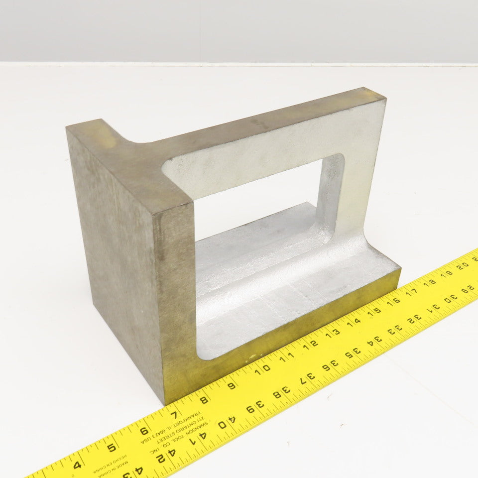10" x 7" x 5-1/2" Wide Cast Iron Milled Finish Set Up Angle Block 1-1/16" Thick