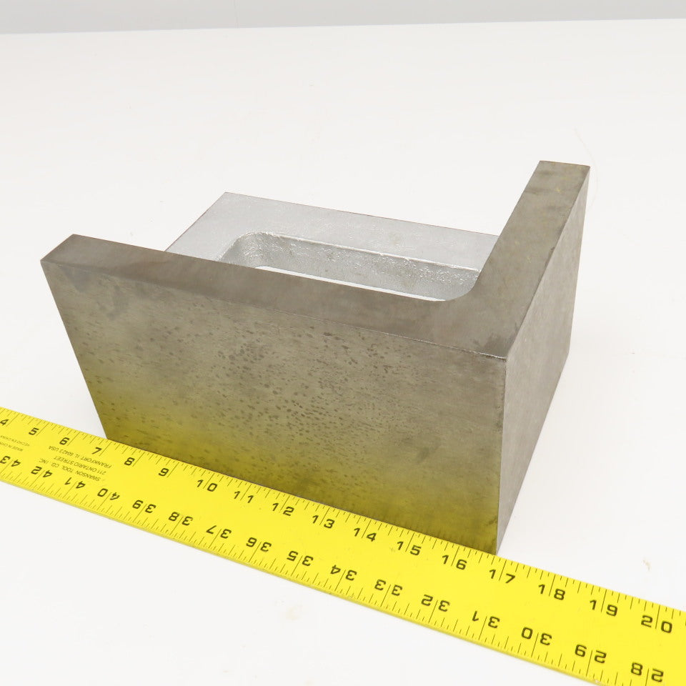 10" x 7" x 5-1/2" Wide Cast Iron Milled Finish Set Up Angle Block 1-1/16" Thick