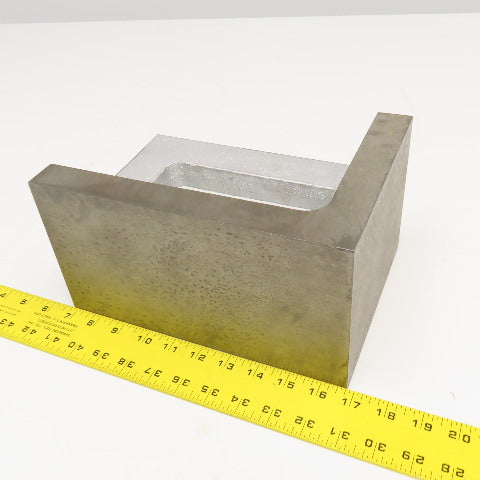10" x 7" x 5-1/2" Wide Cast Iron Milled Finish Set Up Angle Block 1-1/16" Thick