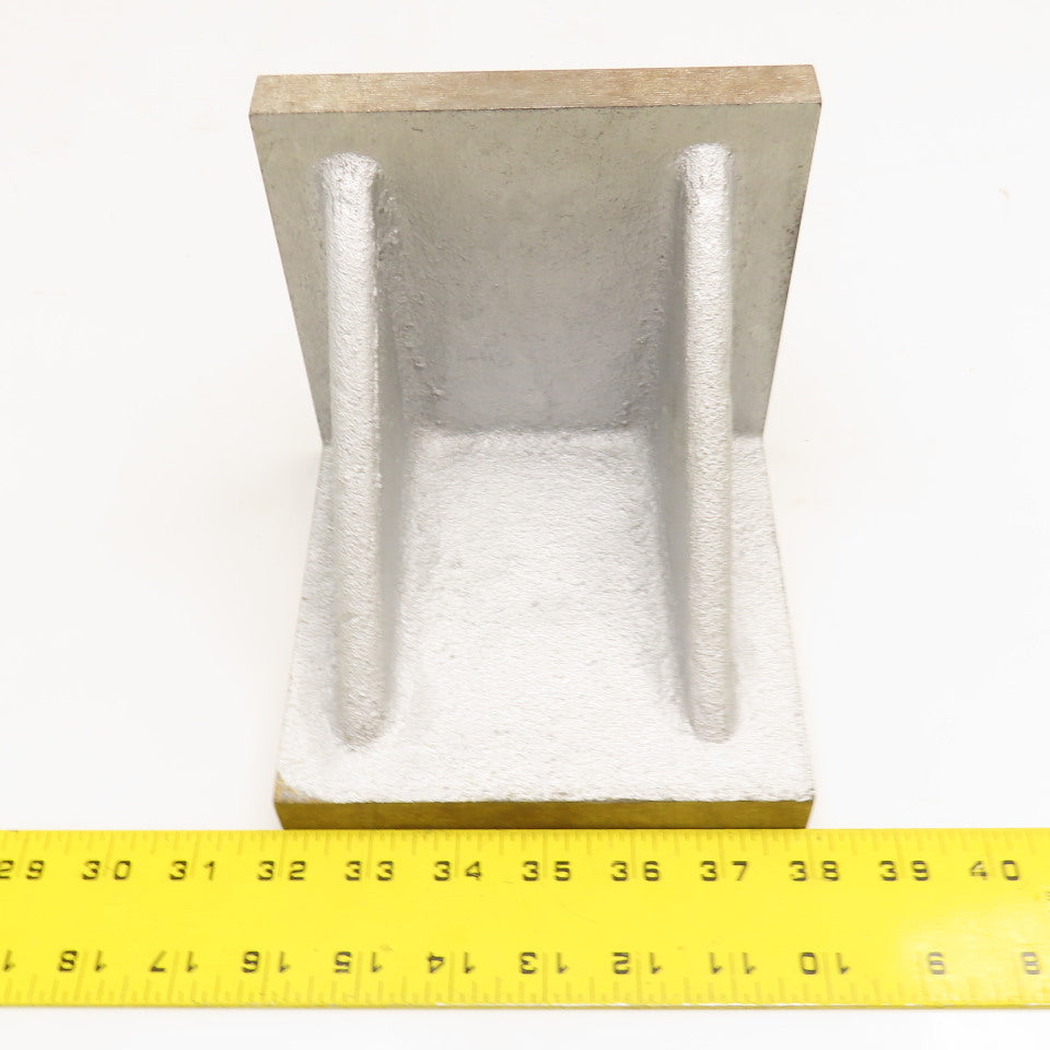 6" x 6" x 6" Wide Cast Iron Milled Finish Set Up Angle Plate Block 3/4" Thick