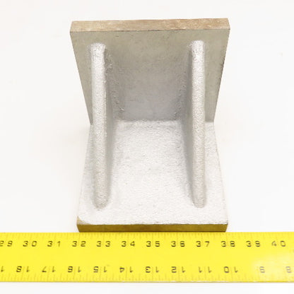 6" x 6" x 6" Wide Cast Iron Milled Finish Set Up Angle Plate Block 3/4" Thick