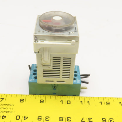 Finder Type 88.12 24-230V Socket Mount Timing Relay 0.05s-100h
