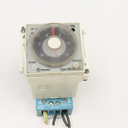 Finder Type 88.12 24-230V Socket Mount Timing Relay 0.05s-100h