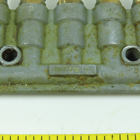 Chiba DPB-15 Piston Oil Distributor Block 5 Position