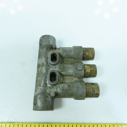 Chiba 343 551 Piston Oil Distributor Block 3 Position