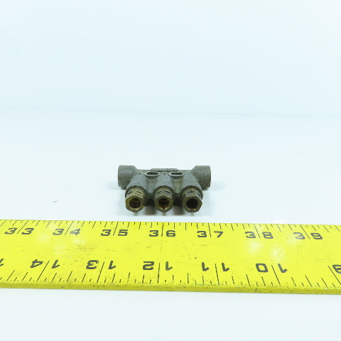 Chiba 343 551 Piston Oil Distributor Block 3 Position