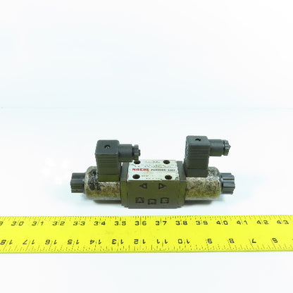 Nachi SA-G01-C5-D2-8380D 3/4 Way Hydraulic Double Solenoid Control Valve