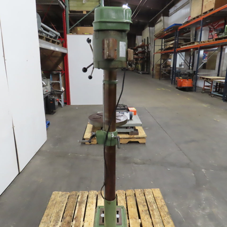 Ludell FDP-12 Drill Press 3" Stroke 6-1/2" Throat MT2 Spindle 110V 1PH 12 Speed