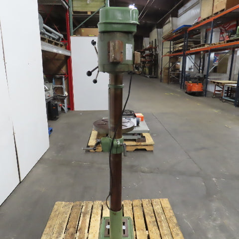 Ludell FDP-12 Drill Press 3" Stroke 6-1/2" Throat MT2 Spindle 110V 1PH 12 Speed