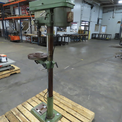 Ludell FDP-12 Drill Press 3" Stroke 6-1/2" Throat MT2 Spindle 110V 1PH 12 Speed