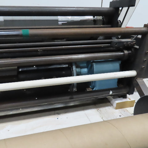 Dot Matrix Paper Making Machine Wind Rewind 0 To 158FPM 110V 1PH For 30" Rolls