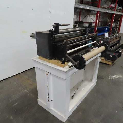 Dot Matrix Paper Making Machine Wind Rewind 0 To 158FPM 110V 1PH For 30" Rolls