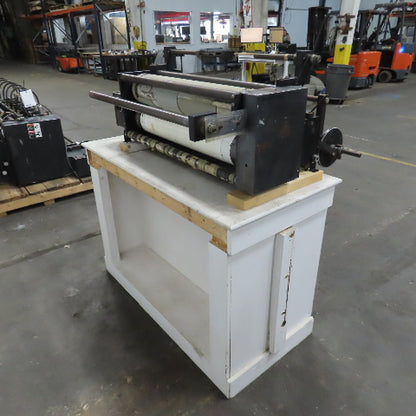 Dot Matrix Paper Making Machine Wind Rewind 0 To 158FPM 110V 1PH For 30" Rolls