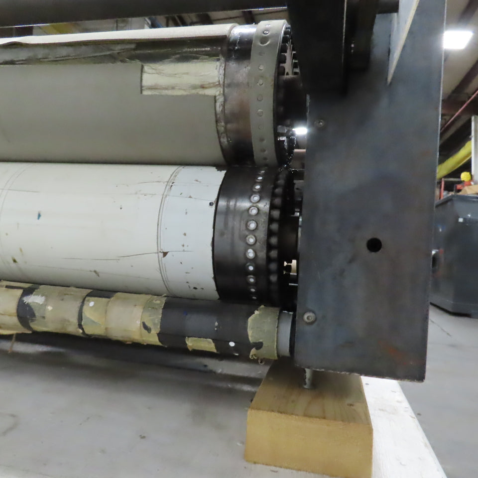 Dot Matrix Paper Making Machine Wind Rewind 0 To 158FPM 110V 1PH For 30" Rolls