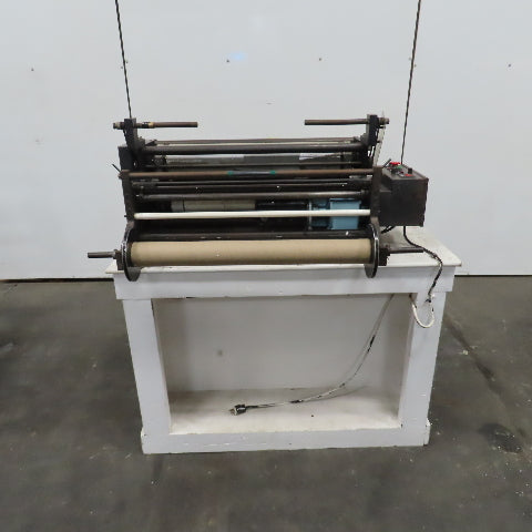 Dot Matrix Paper Making Machine Wind Rewind 0 To 158FPM 110V 1PH For 30" Rolls