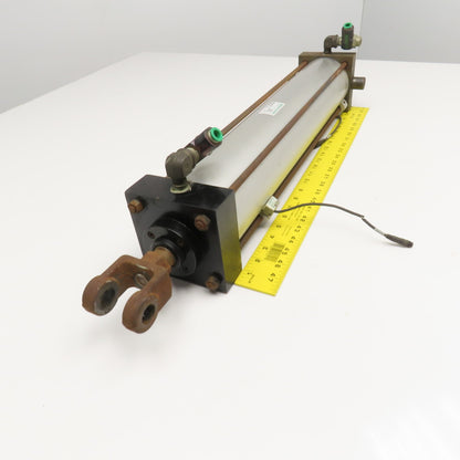 Numatics T2AR-20A1D-DAA2 4" Bore 20" Stroke Trunnion Air Cylinder Actuator