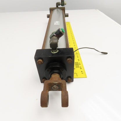 Numatics T2AR-20A1D-DAA2 4" Bore 20" Stroke Trunnion Air Cylinder Actuator