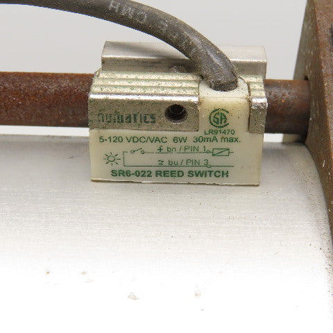 Numatics T2AR-20A1D-DAA2 4" Bore 20" Stroke Trunnion Air Cylinder Actuator