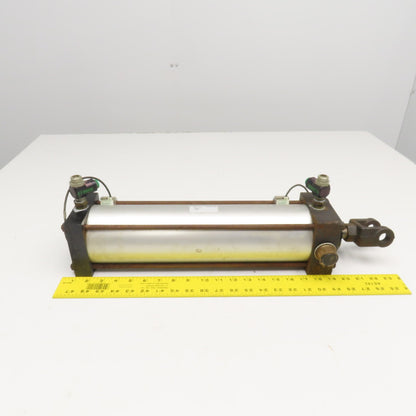 Numatics T1AR-14A1E-DAA2 4" Bore 14" Stroke Trunnion Air Cylinder Actuator