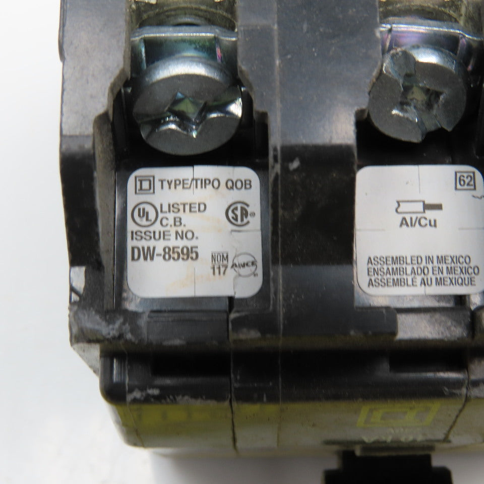 Square D DW-8595 20A HACR Q0B Circuit Breaker 3 Pole 240V Lot Of 2