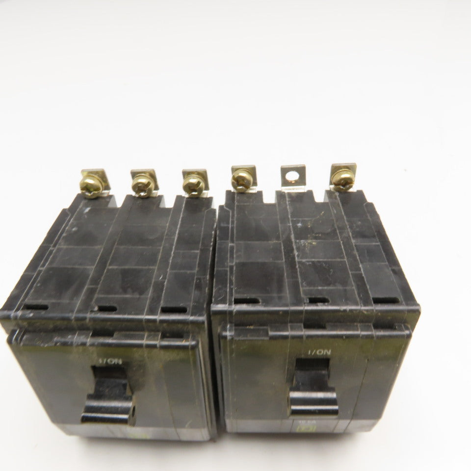 Square D DW-8595 20A HACR Q0B Circuit Breaker 3 Pole 240V Lot Of 2