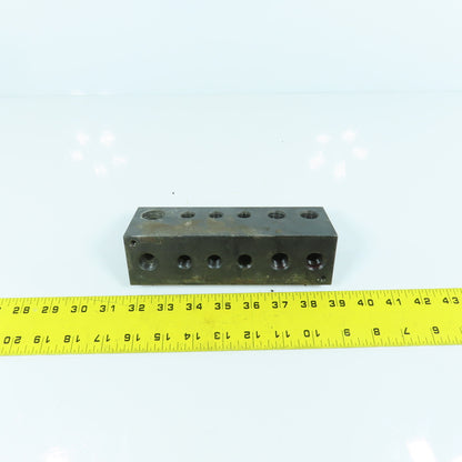 6-Port 90° Degree Steel Coolant Oil Connector Elbow 1/2", 3/8", 1/4" NPT