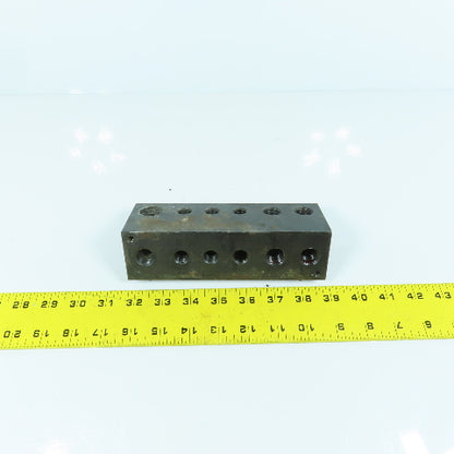 6-Port 90° Degree Steel Coolant Oil Connector Elbow 1/2", 3/8", 1/4" NPT