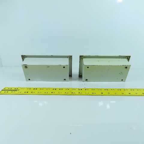 7-3/4" x 3-1/2 x 2-1/2" Electrical Junction Box With Screw-On Cover Lot Of 2