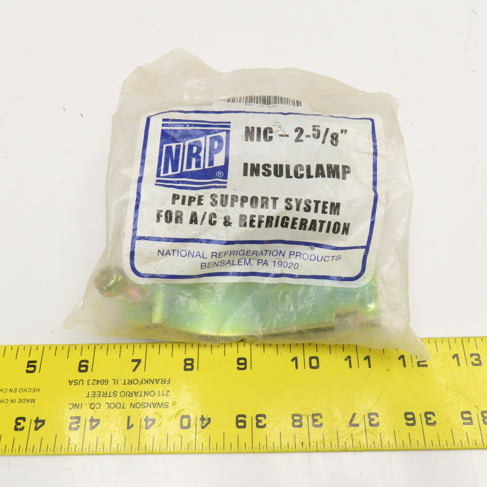 NRP NIC-2-5/8 Insulclamp 2-5/8" A/C Refrigerant Pipe Cushioned Support Clamp