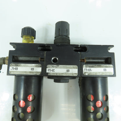 Watts L75-02B R75-02C F75-02BJ Compressed Air Filter Regulator Lubricator 150PSI