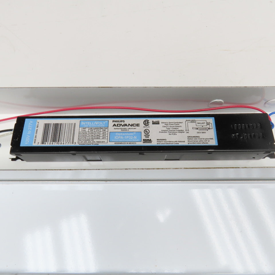 LSI 434192 48" Single Bulb Fluorescent Light Fixture 120/277V