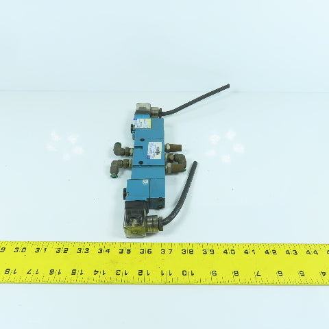 Mac 821C-PM-111JC-152 4/2 Way Double Solenoid Pneumatic Valve 150PSI 120V