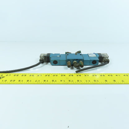Mac 821C-PM-111JC-152 4/2 Way Double Solenoid Pneumatic Valve 150PSI 120V