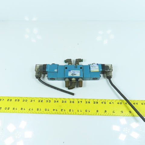 Mac 821C-PM-111JC-152 4/2 Way Double Solenoid Pneumatic Valve 150PSI 120V