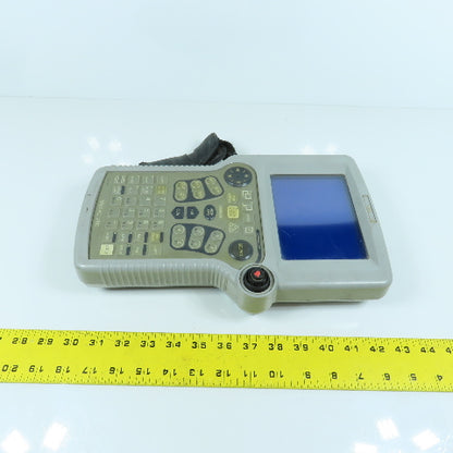 Yaskawa JZNC-XPP02B Yasnac XRC Robot Teach Pendant Broken (E-Stop)