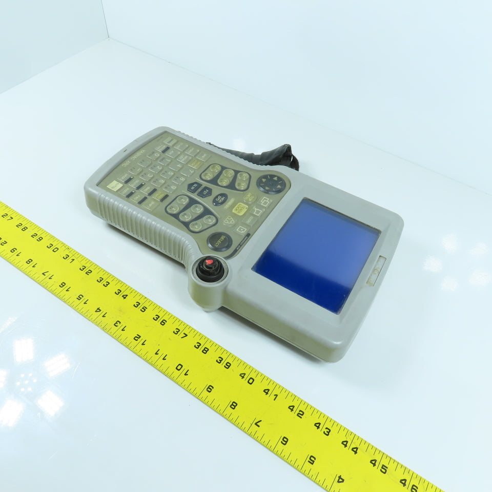 Yaskawa JZNC-XPP02B Yasnac XRC Robot Teach Pendant Broken (E-Stop)
