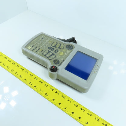 Yaskawa JZNC-XPP02B Yasnac XRC Robot Teach Pendant Broken (E-Stop)