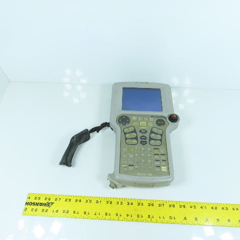 Yaskawa JZNC-XPP02B Yasnac XRC Robot Teach Pendant Broken (E-Stop)