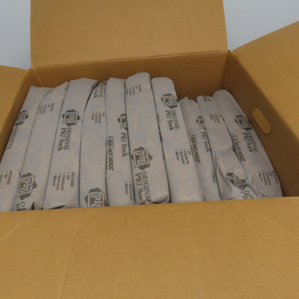 PIG No. 404 3" x 42" Absorbent Spill Containment Socks Lot Of 40