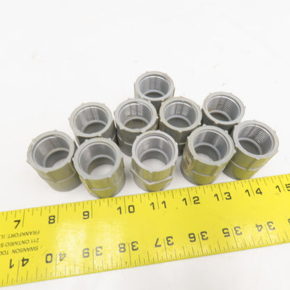Carlon E942E 3/4" PVC Slip Fit x Threaded Electrical Conduit Adaptor Lot Of 10