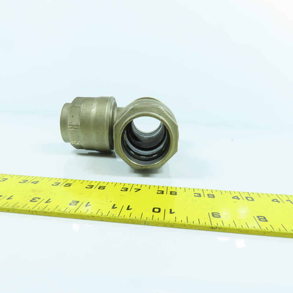 1-1/2" x 1-1/2" x 1-1/2" 3-Way Compression Brass Tee Female