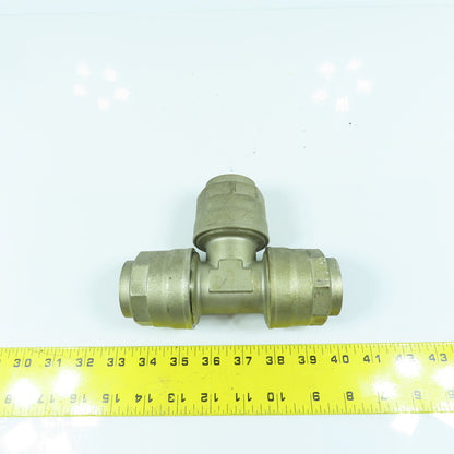 1-1/2" x 1-1/2" x 1-1/2" 3-Way Compression Brass Tee Female