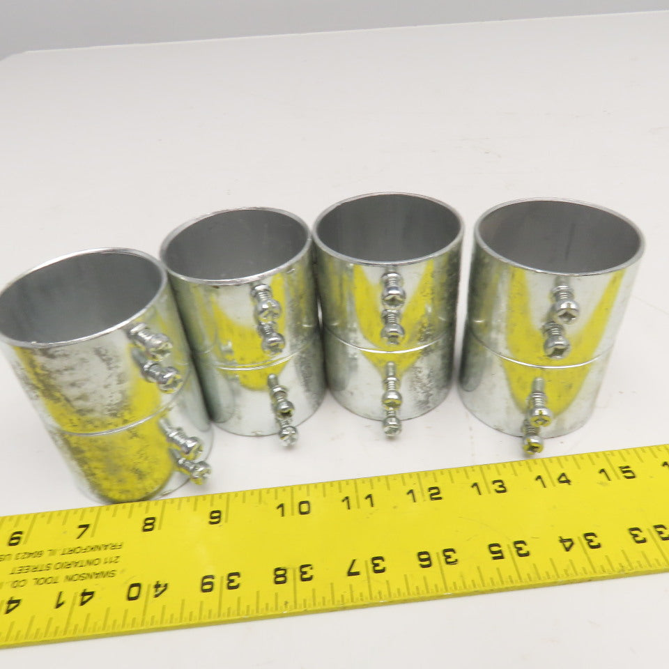 Crouse Hinds 2" Slip EMT Rigid Conduit Screw Coupling Lot Of 4