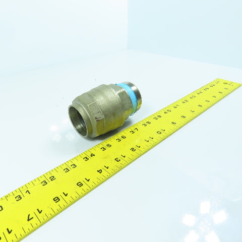 1-1/2" x 1-1/2" Compression Brass Coupling Female x Male