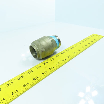 1-1/2" x 1-1/2" Compression Brass Coupling Female x Male