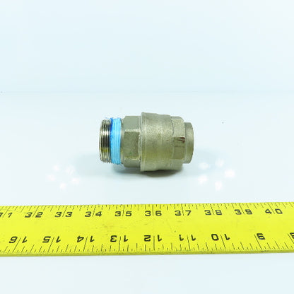 1-1/2" x 1-1/2" Compression Brass Coupling Female x Male