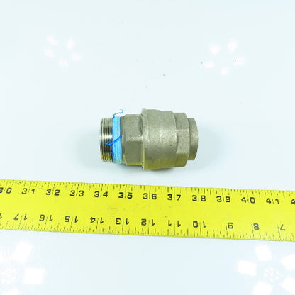 1-1/2" x 1-1/2" Compression Brass Coupling Female x Male