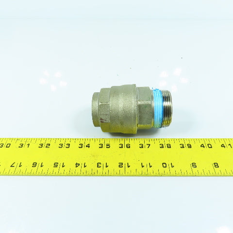 1-1/2" x 1-1/2" Compression Brass Coupling Female x Male