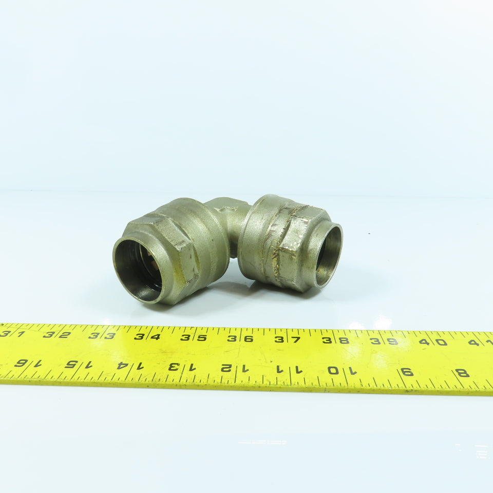 1-1/2" x 1-1/2" Compression Brass Elbow 90° Female x Female