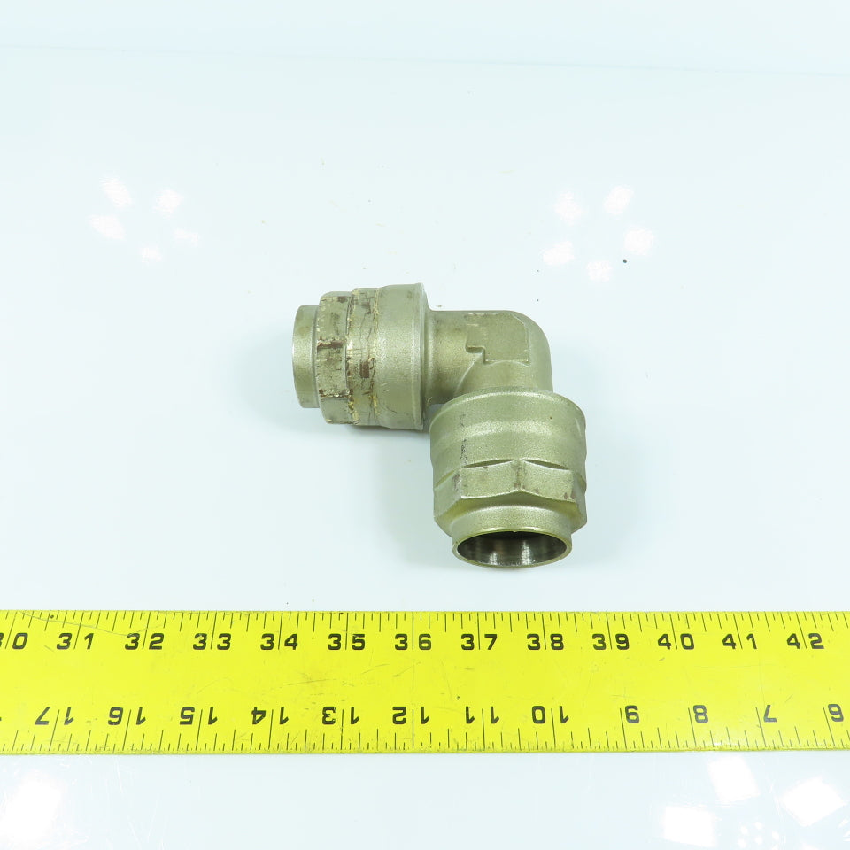 1-1/2" x 1-1/2" Compression Brass Elbow 90° Female x Female